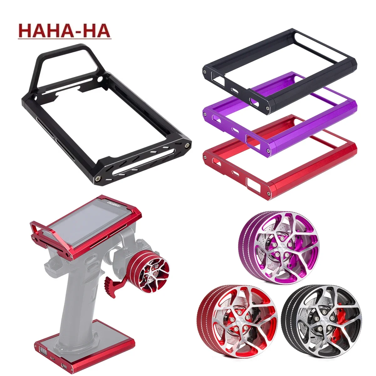 Flysky Transmitter - CNC Aluminium Zender Protector Frame Beugel