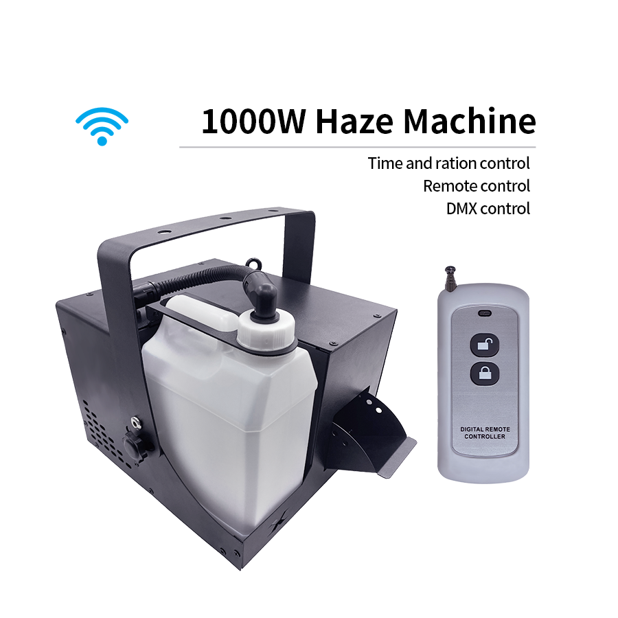 Smoke Stopper - 1000W Rookmachine Waterbasis Hazer Podiumeffect DMX