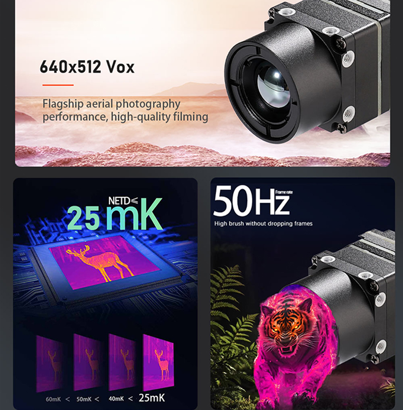 Analog Fpv Camera - Nieuwe aanwinst 640x512 FPV drone thermische