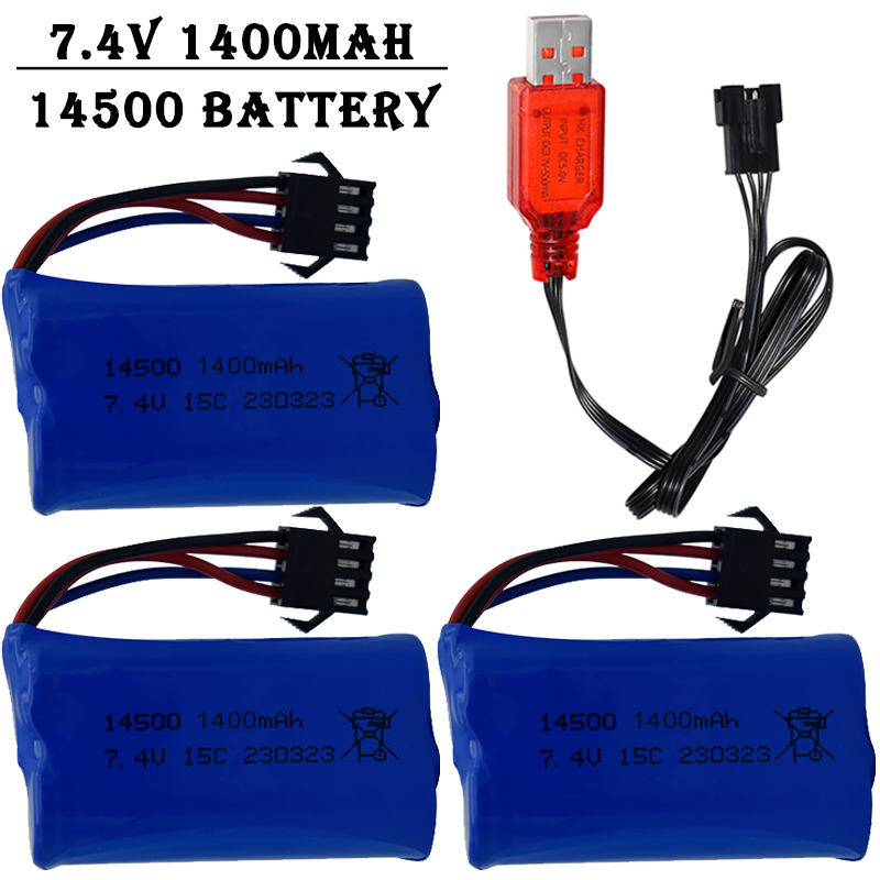 7.4V 1400mAh 14500 Lithium-Ion - Balance Charger Rc recensie en prijs