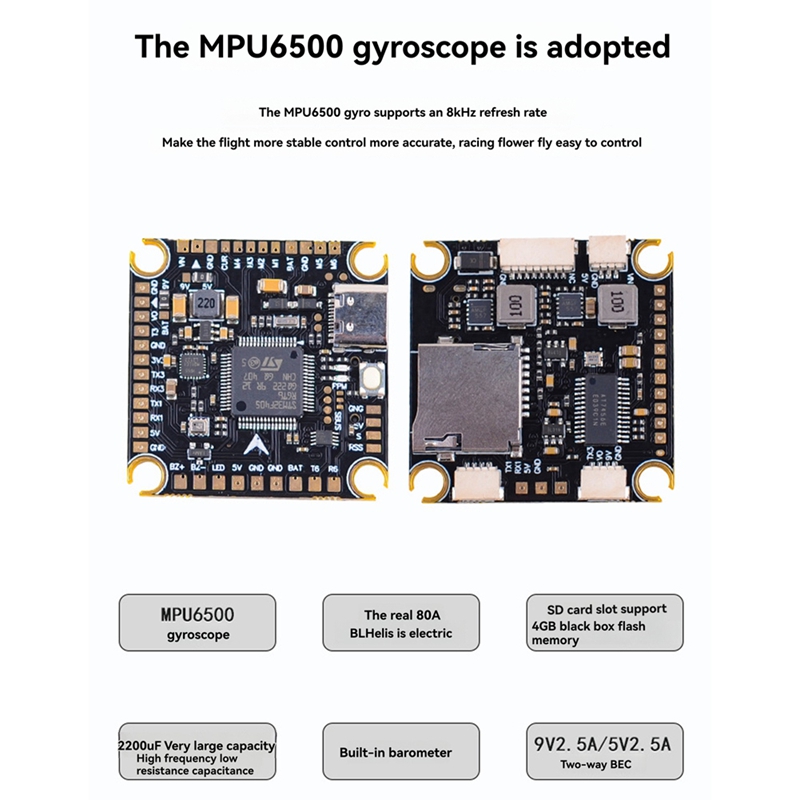 80A+F405/F722 STACK voor 13 in - Fpv Drone recensie en prijs