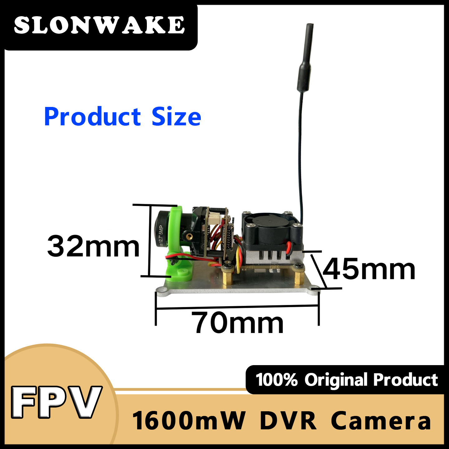 SLONWAKE 5.8G 48CH 200/500/100 - Fpv Camera recensie en prijs