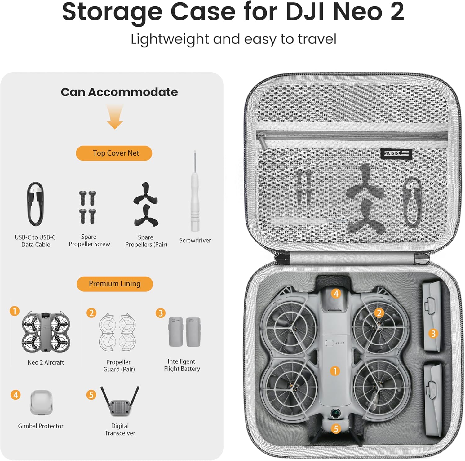 STARTRC Neo 2 draagbare PU-sch - Dji Drone recensie en prijs