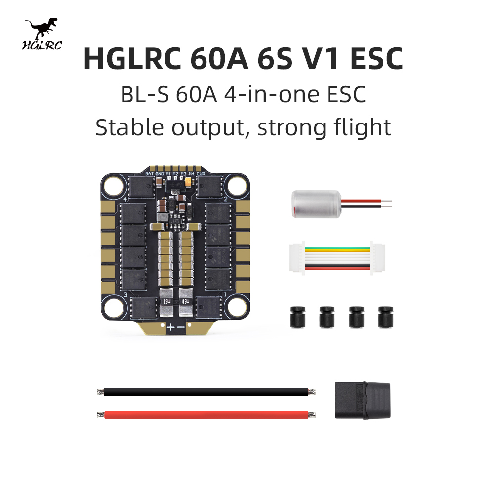 HGLRC 60A 6S V1 4-in-1 ESC BLH - 4 In 1 Esc recensie en prijs