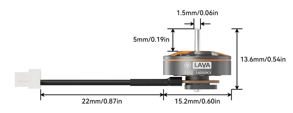 1 PCS/4 PCS BETAFPV LAVA Serie - Brushed Drone Motor recensie en prijs