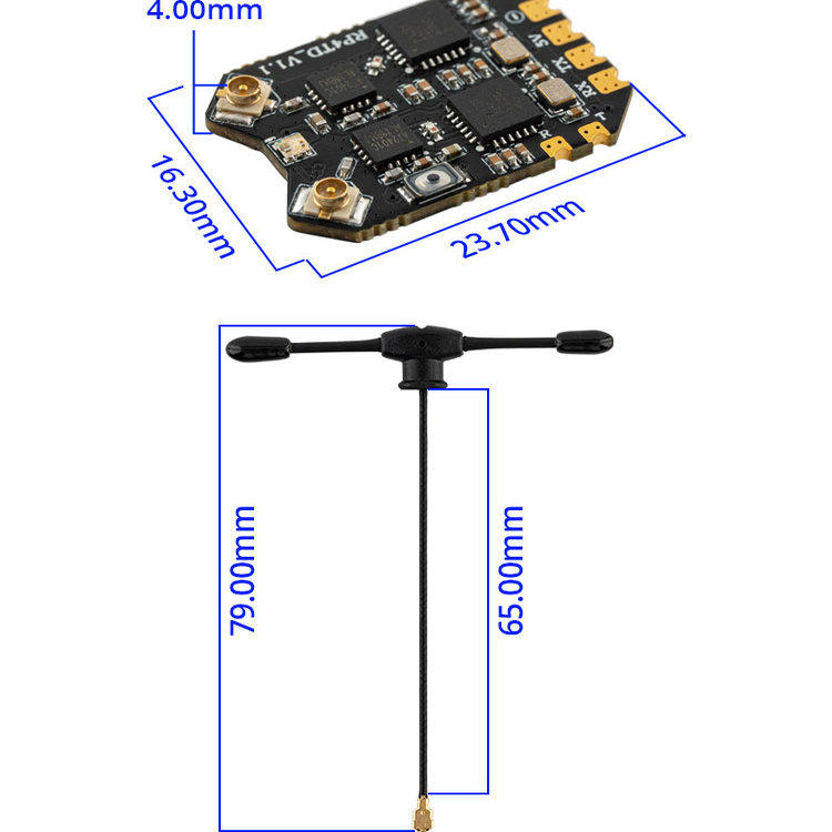 RadioMaster RP4TD ExpressLRS 2 - Analog Fpv Camera recensie en prijs